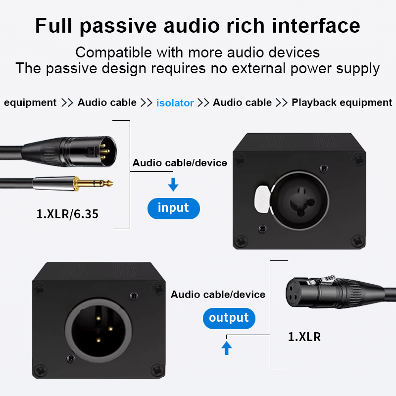 Isolateur audio XLR 6,35 mm, t - Audio Music Dj avis et prix