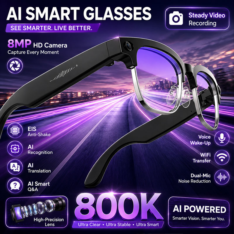 Lunettes intelligentes W630 av - Audio Music Image avis et prix