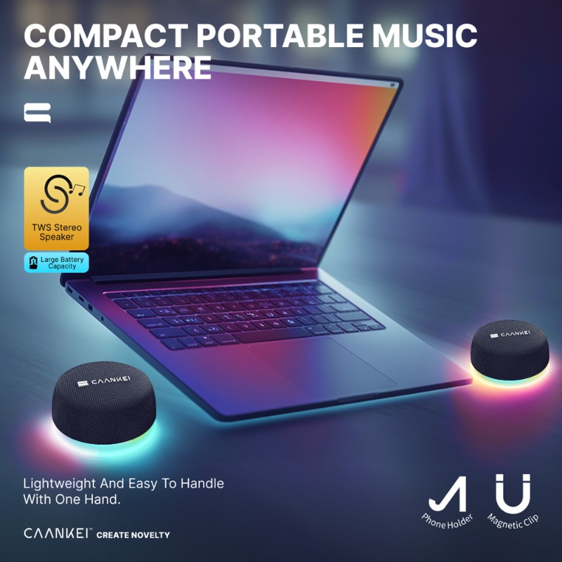 Enceinte Bluetooth magnétique  - Audio Music Spotify avis et prix